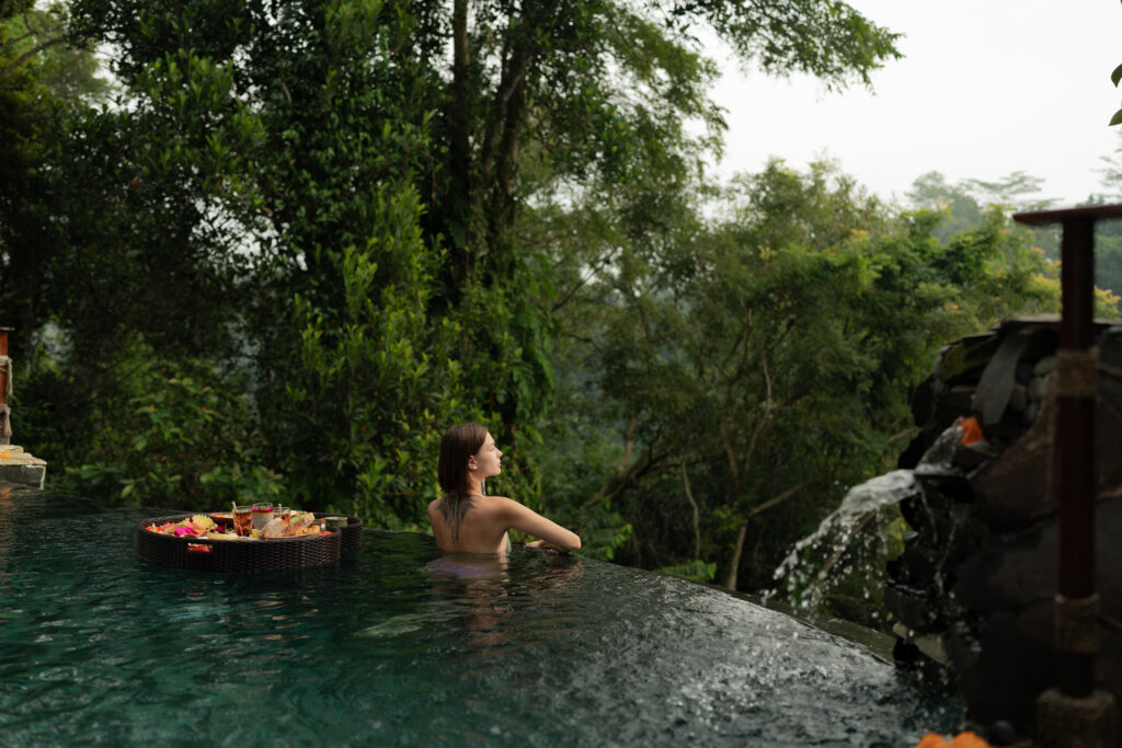 VILLA GITA MAHA Private pool honeymoon villa in Ubud Bali surrounded by tropical jungle
